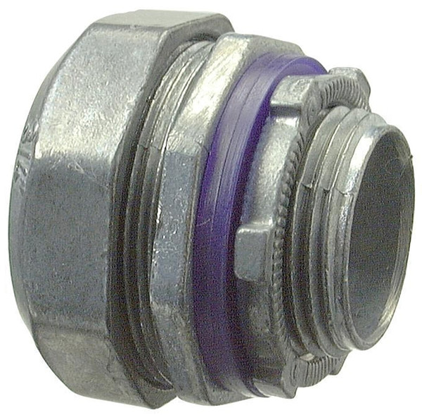 Halex 16215B Conduit Connector, 1-1/2 in Compression, Zinc [SKU: ORG9049370]