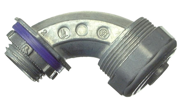 Halex 16903B Conduit Connector, 3/8 in Compression, Zinc [SKU: ORG7014020]