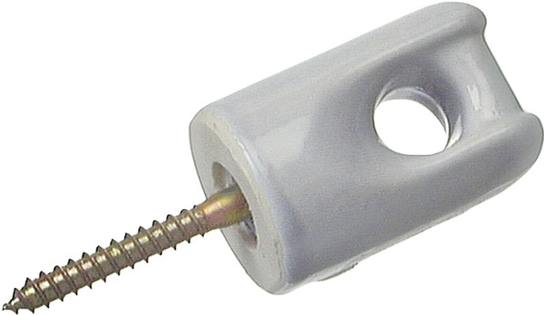 Halex 60416 Wireholder, Porcelain/Steel [SKU: ORG6776561]
