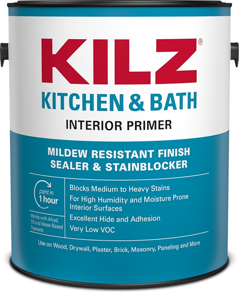 Kilz L204511 Primer, White, 1 gal, Can [SKU: ORG7133002]