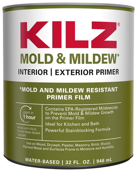 Kilz L204614 Primer, White, 1 qt [SKU: ORG7381049]