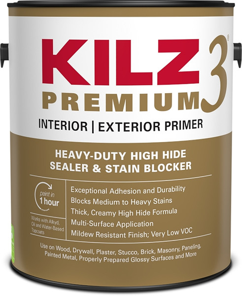 Kilz 13041 Primer, Thick, White, 1 gal, Can [SKU: ORG6136519]