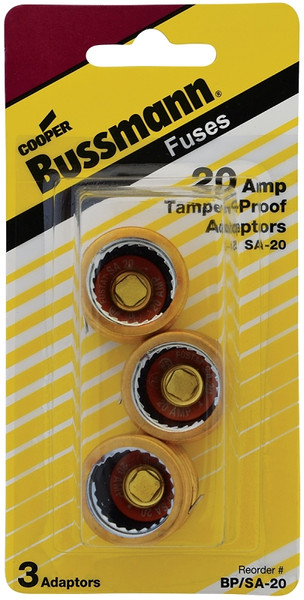 Bussmann BP/SA-20 Fuse Adapter, For: S-20 Fuse [SKU: ORG5387287]