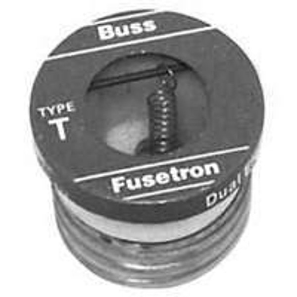 Bussmann BP/T-6-1/4 Plug Fuse, 6.25 A, 125 V, 10 kA Interrupt, Plastic Body, Low Voltage, Time Delay Fuse [SKU: ORG8233157]