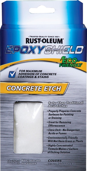 RUST-OLEUM EPOXYSHIELD 238475 Concrete Etch, Granular, White, 2 gal, Pouch [SKU: ORG7072325]