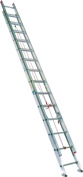 WERNER D1128-2 Extension Ladder, 27 ft H Reach, 200 lb, Aluminum [SKU: ORG6191555]