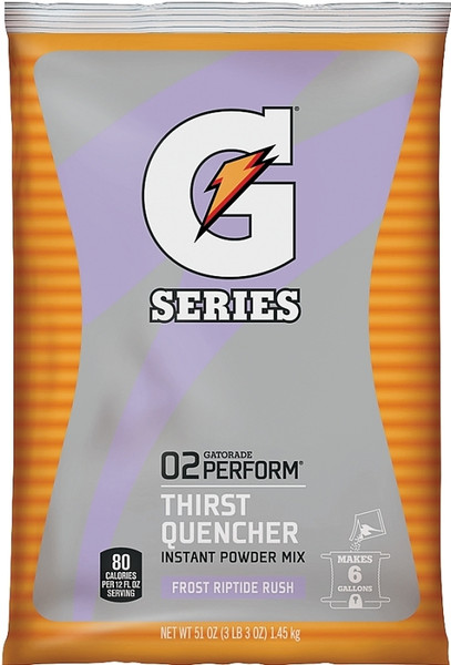 Gatorade 33672 Thirst Quencher Instant Powder Sports Drink Mix, Powder, Riptide Rush Flavor, 51 oz Pack [SKU: ORG4430013]