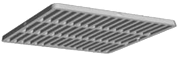 NDS 1211 Drain Grate, 12 in Dia, 11-3/4 in L, 11-3/4 in W, Square, 3/8 in Grate Opening, HDPE, Black [SKU: ORG0849471]