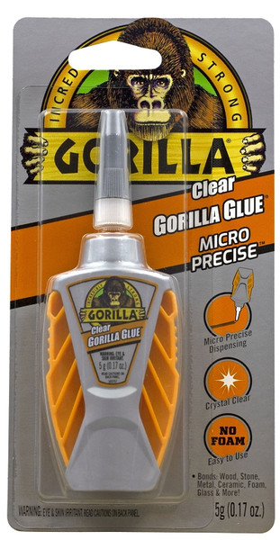Gorilla 103616 Glue, Liquid, Irritating/Sharp, Crystal Clear, 5 g [SKU: ORG5123054]