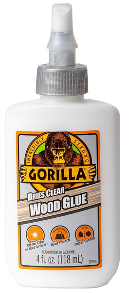 Gorilla 109788 Glue, Light Tan/Milky, 4 oz Bottle [SKU: ORG5123112]