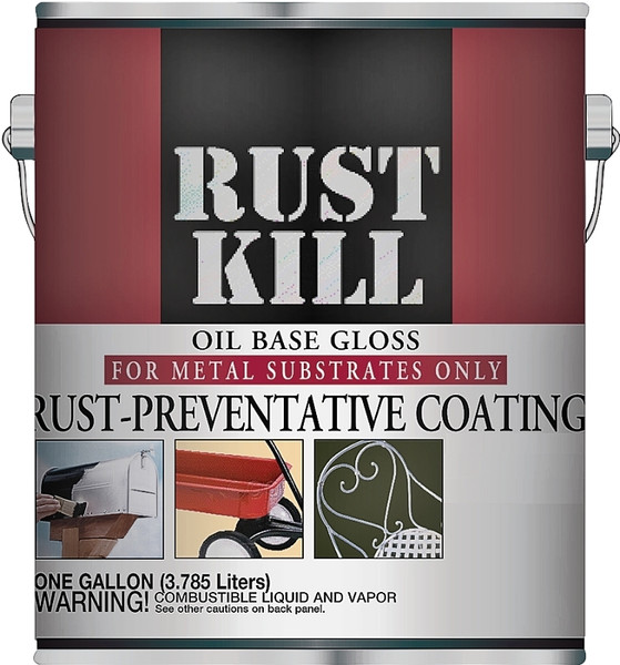 Majic Paints Rustkill 8-6014-1 Rust-Preventive Coating, Gloss, Aluminum, 1 gal Can [SKU: ORG9840034]