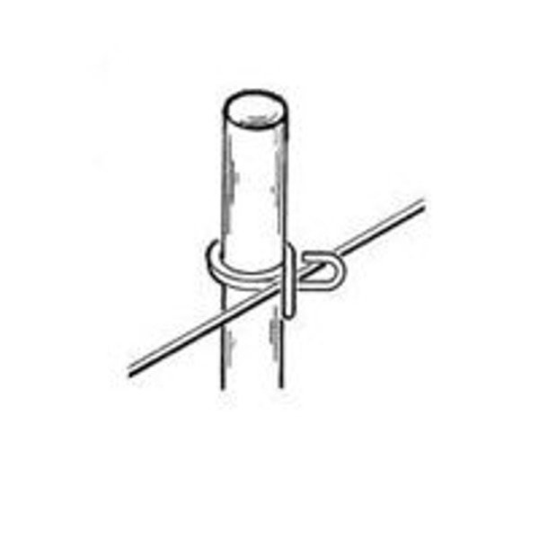 Parmak 706 Rod Post, 60 in OAH, Fiberglass, Gray [SKU: ORG1140680]