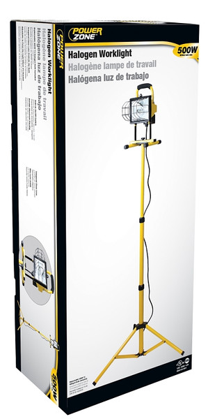 PowerZone ORHLT5006 Work Light, 1-Lamp, Halogen Lamp, 8000 Lumens, Yellow [SKU: ORG5136551]