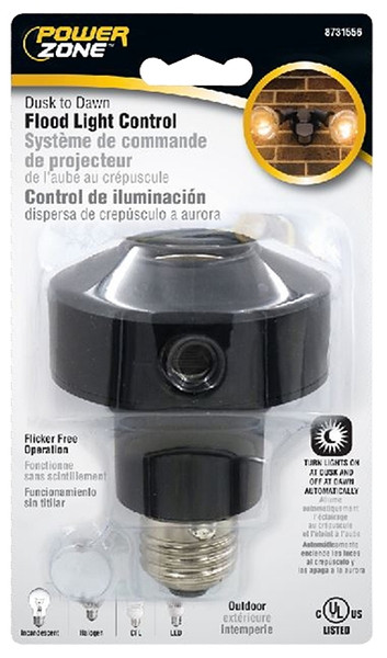 PowerZone Photocell Adapter with Par38, Flood Light Control [SKU: ORG8731556]