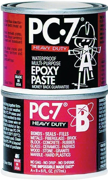 PROTECTIVE COATING PC-7 1LB. Epoxy Adhesive, Gray, Paste, 1 lb Jar [SKU: ORG6508345]