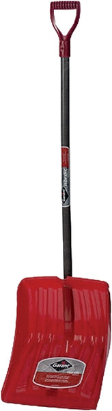 GARANT NP139KDU Snow Shovel, 14-1/2 in W Blade, 16-3/4 in L Blade, Polyethylene Blade, Wood Handle, 53-1/2 in OAL [SKU: ORG3441557]