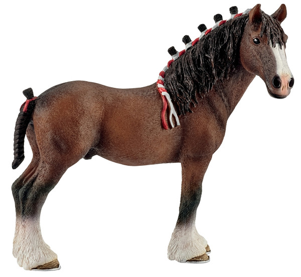 Schleich-S 13808 Figurine, 3 to 8 years, Clydesdale Gelding, Plastic [SKU: ORG7215452]