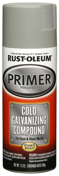 RUST-OLEUM 249324 Spray Paint, 12 oz Aerosol Can, Gray [SKU: ORG4462735]