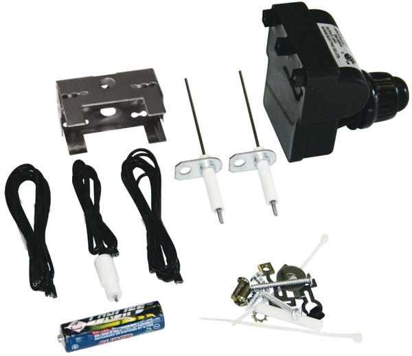 GrillPro 20620 Electronic Ignitor Kit, Pushbutton, Universal Fit, Plastic, Black [SKU: ORG0688994]