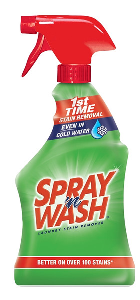 Spray 'n Wash 6233800230 Laundry Stain Remover, 22 oz Bottle, Liquid, Citrus, White [SKU: ORG6513618]