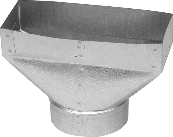 Imperial GV0699-C Wall Register Boot, 2-1/4 in L, 12 in W, 6 in H, Galvanized [SKU: ORG6933089]