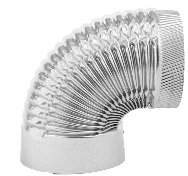Imperial GV0326 Corrugated Elbow, 6 in Connection, 28 Gauge, Galvanized [SKU: ORG8549313]