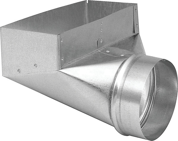 Imperial GV0627-C Wall Register Boot, 4 in L, 12 in W, 6 in H, 90 deg Angle, Galvanized [SKU: ORG6933295]