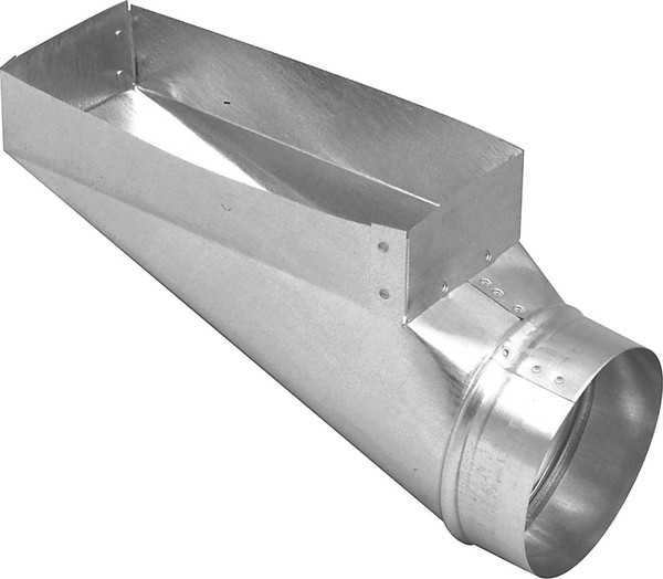 Imperial GV0651 End Boot, 4 in L, 10 in W, 4 in H, 90 deg Angle, Steel, Galvanized [SKU: ORG5386735]
