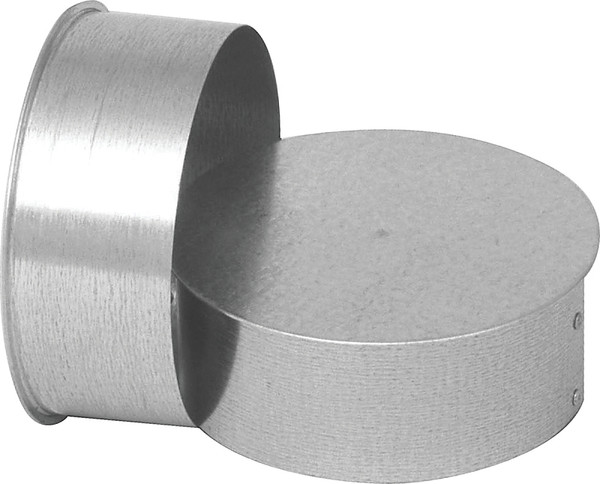 Imperial GV0726 Round End Cap, 8 in Dia, Galvanized Steel, Galvanized [SKU: ORG1608157]