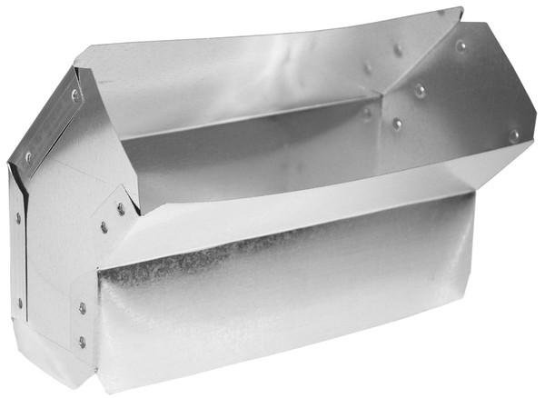Imperial GV0048 Flat Shortway Elbow, 30 Gauge, Galvanized Steel [SKU: ORG0657296]