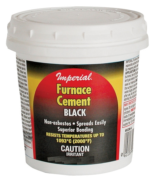 Imperial KK0304 Furnace Cement, Black, 32 oz [SKU: ORG5385653]