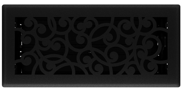 Imperial RG3459 Floor Register, Polystyrene, Black Iron [SKU: ORG7860968]