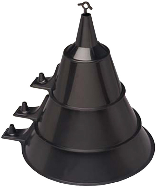 Scepter 03590 Funnel Set, HDPE, Black [SKU: ORG4496444]