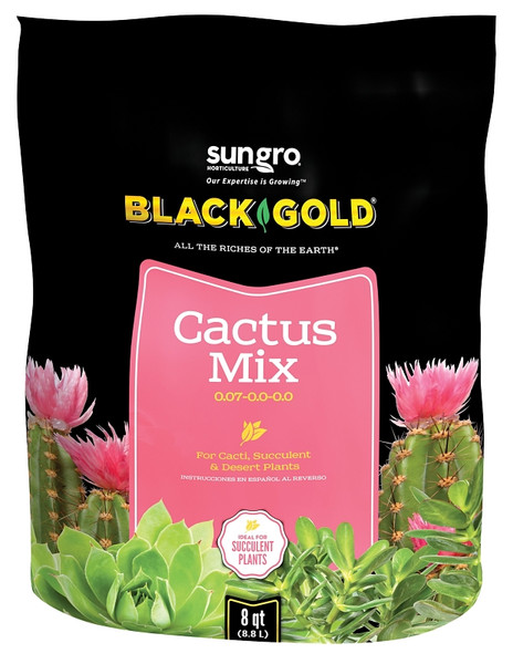 sun gro BLACK GOLD 1410602 8 QT P Cactus Mix, Granular, Brown/Earthy, 240 Bag [SKU: ORG9586637]
