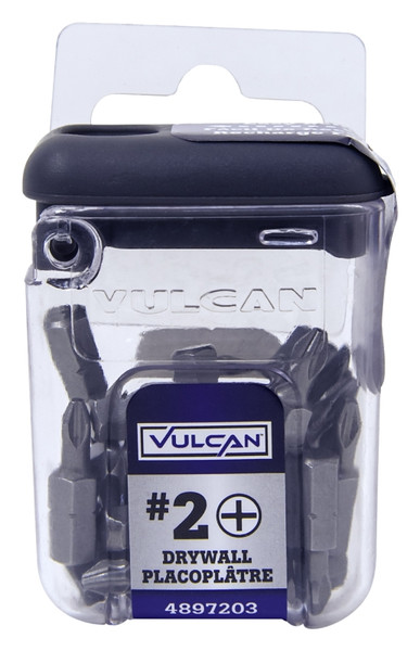 Vulcan 402741OR Screwdriver Bit, Hex Shank, S2 Chrome Molybdenum Steel [SKU: ORG4897203]