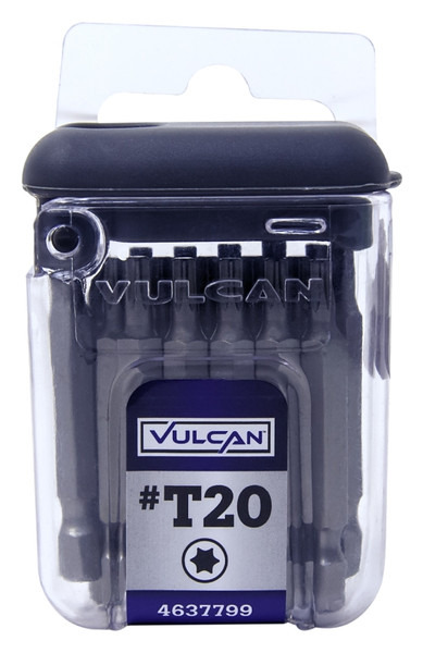 Vulcan 511371OR Screwdriver Bit Set, Torx Drive, Molybdenum Steel [SKU: ORG4637799]