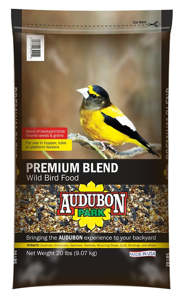 Audubon Park 12772 Wild Bird Food, Premium Blend, 20 lb [SKU: ORG3595733]