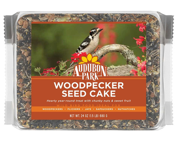 CAKE SEED BIRD WDPECKER 24OZ [SKU: ORG3597192]