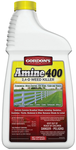 Gordon's 8141082 Weed Killer, Liquid, Spray Application, 1 qt [SKU: ORG5543574]
