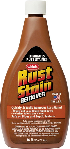 Whink 01291 Rust and Stain Remover, 16 oz, Liquid, Acrid [SKU: ORG3947249]