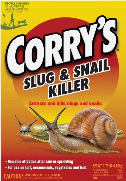 Corry's 100511427 Slug and Snail Killer, Solid, 1.75 lb Box [SKU: ORG1229772]