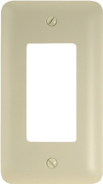 Amerelle 935RAL Wallplate, 5 in L, 2-13/16 in W, 1 -Gang, Steel, Light Almond [SKU: ORG0464131]