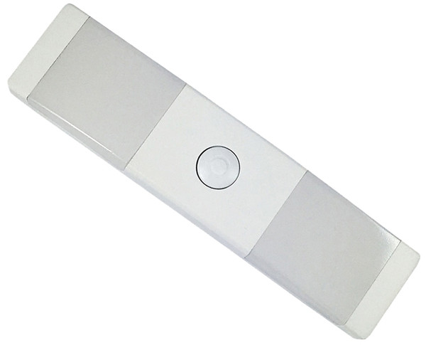 AmerTac LW1001W-N1 Everywhere Bar Light, AAA Battery, 2-Lamp, LED Lamp, 45 Lumens, 5000 K Color Temp, White [SKU: ORG7231848]