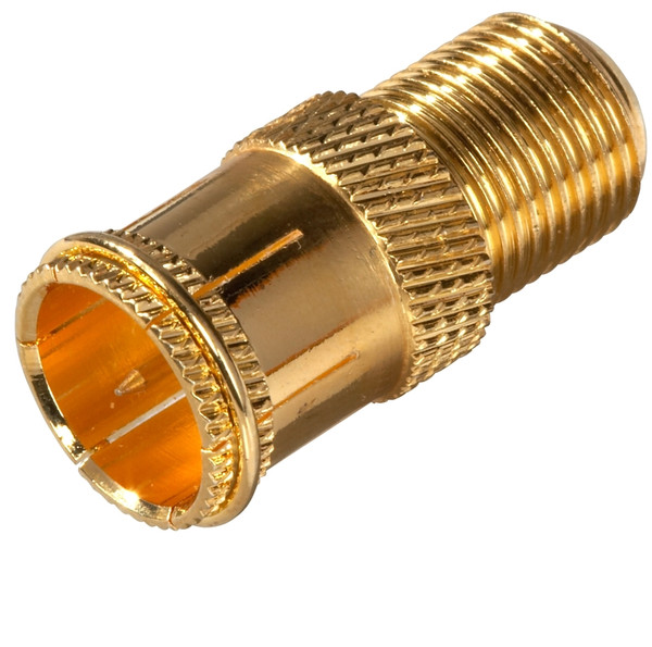 Zenith VA1001RG6QP Plug Connector, Female x Male Connector, Metal Housing Material, Gold [SKU: ORG6317010]