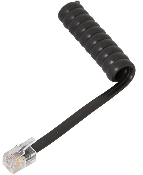 Zenith TH1025B Telephone Cord, Black Sheath [SKU: ORG6310957]