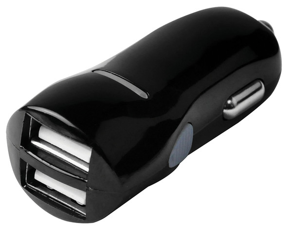 Zenith PM1002UC31 Dual USB Car Charger, 100 to 240 V Input, 5 VDC Output, Black [SKU: ORG7230931]