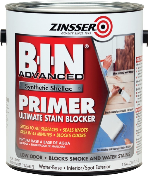 ZINSSER 270976 Primer, Flat, White, 1 gal, Can [SKU: ORG6387120]