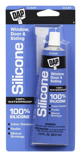 DAP 7079800753 Window and Door Sealant, Clear, -40 to 400 deg F, 2.8 fl-oz Squeeze Tube [SKU: ORG8822496]