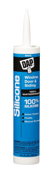 DAP 08646 Window and Door Sealant, White, -40 to 400 deg F, 10.1 fl-oz Cartridge [SKU: ORG6875504]