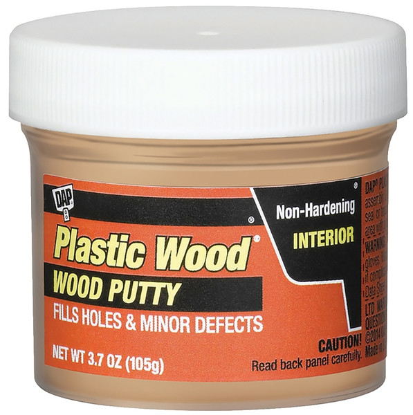 DAP Plastic Wood 21274 Wood Putty, Paste, Mild, Pleasant, Pickled Oak, 3.7 oz [SKU: ORG7800766]